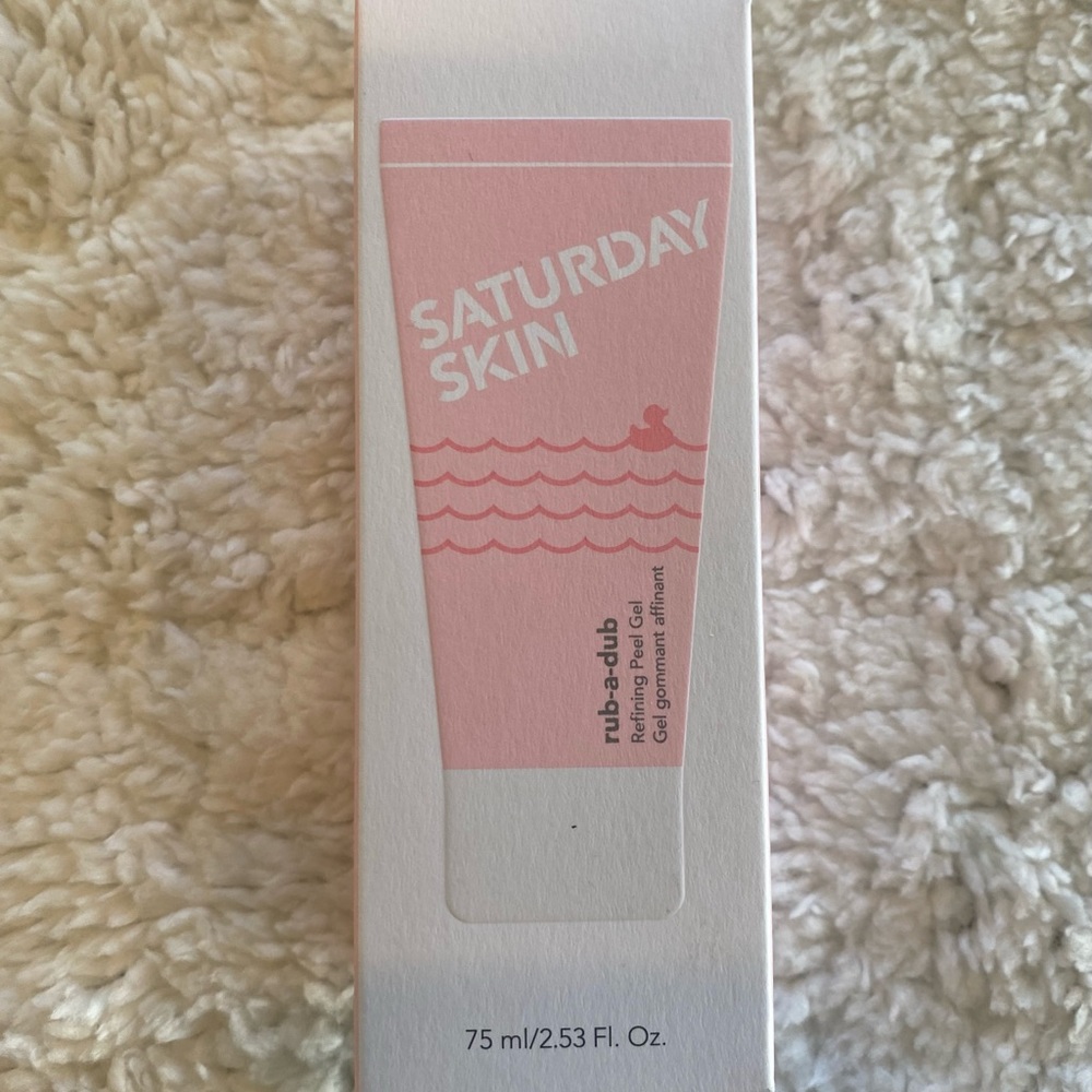 Saturday Skin Rub A Dub Refining Peel Gel Face Mask Treatment Exfoliator